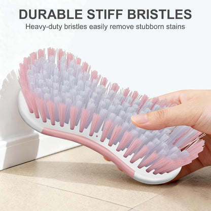 SetSail Scrub Brush, Heavy-Duty Scrub Brushes for Cleaning with Stiff Bristles Cleaning Brush for Shower, Bathroom, Carpet, Kitchen and Bathtub Scrubber - 2 Pack