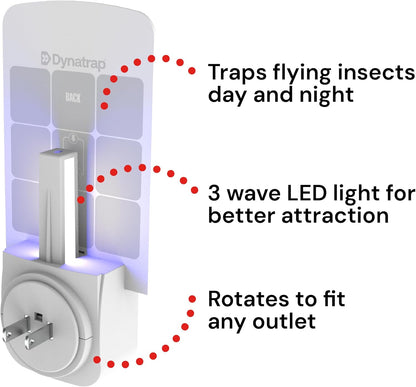 Dynatrap Glue Card Refills for Indoor Dynatrap Fly Trap Models DT3007 and DT3007W - 6 Glue Cards - 23007 - Discreet Indoor Insect Control - Includes 6 Official Refills