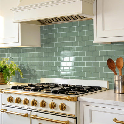 Art3d Peel and Stick Backsplash for Kitchen White Subway (10 Tiles, Thicker Design)