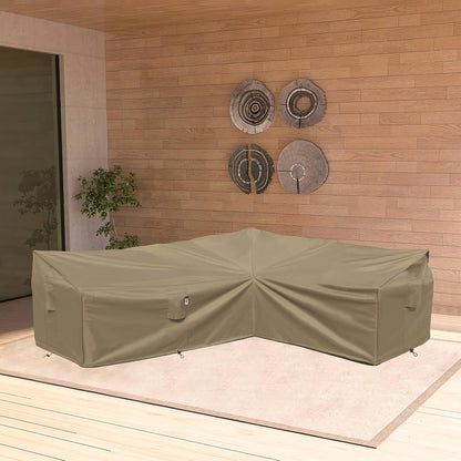 Patio Deck Box Cover, 63x30 Inch Fire Pit Covers with Straps and Handles, Waterproof Heavy Duty Outdoor Furniture Winter Cover for Keter, Suncast, Lifetime Container