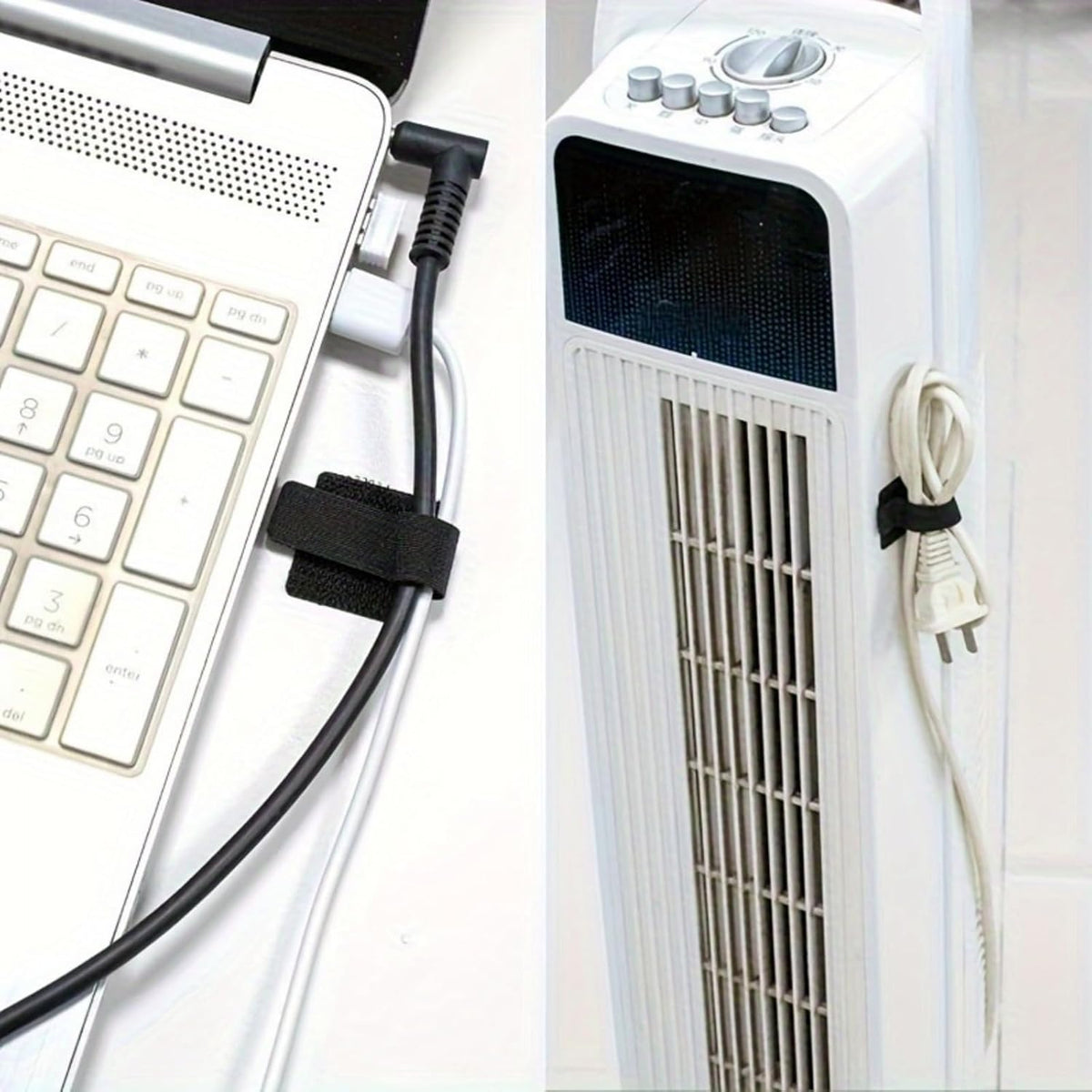20PCS Cable Management Clips, Reusable Cable Management Organizer, Organizer in Home, Office, Kitchen, School