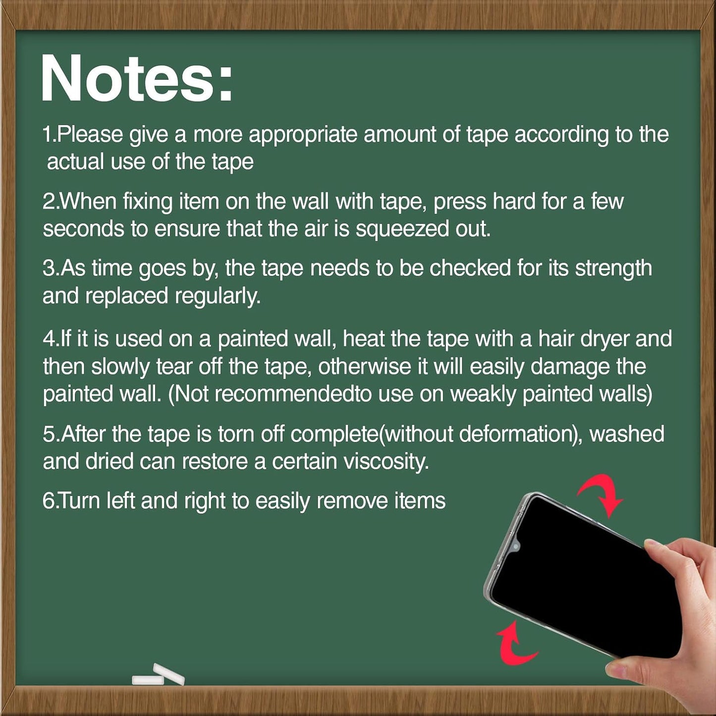 [2024 Updated] Nano Tape Heavy Duty Double Sided Mounting Tape Washable Removable for Indoor Outdoor Walls Kitchen Bathroom Carpet Fixing Office (19.7ft x 1.18in)