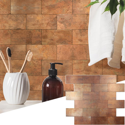 2026 New Upgrade Peel and Stick Backsplash Tile, Peel and Stick 11.34" X 11.57" Wall Tile for Kitchen, Bathroom, Fireplace, Laundry (Beige Ecru, 10 Packs)