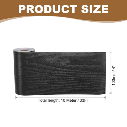 PATIKIL Self Adhesive Wood Grain Repair Tape 33'x 3", Multi-Use Realistic Wood Grain Repair Patch for Furniture Floor Door Table Chair Windows Handicraft DIY, Yellow Teak