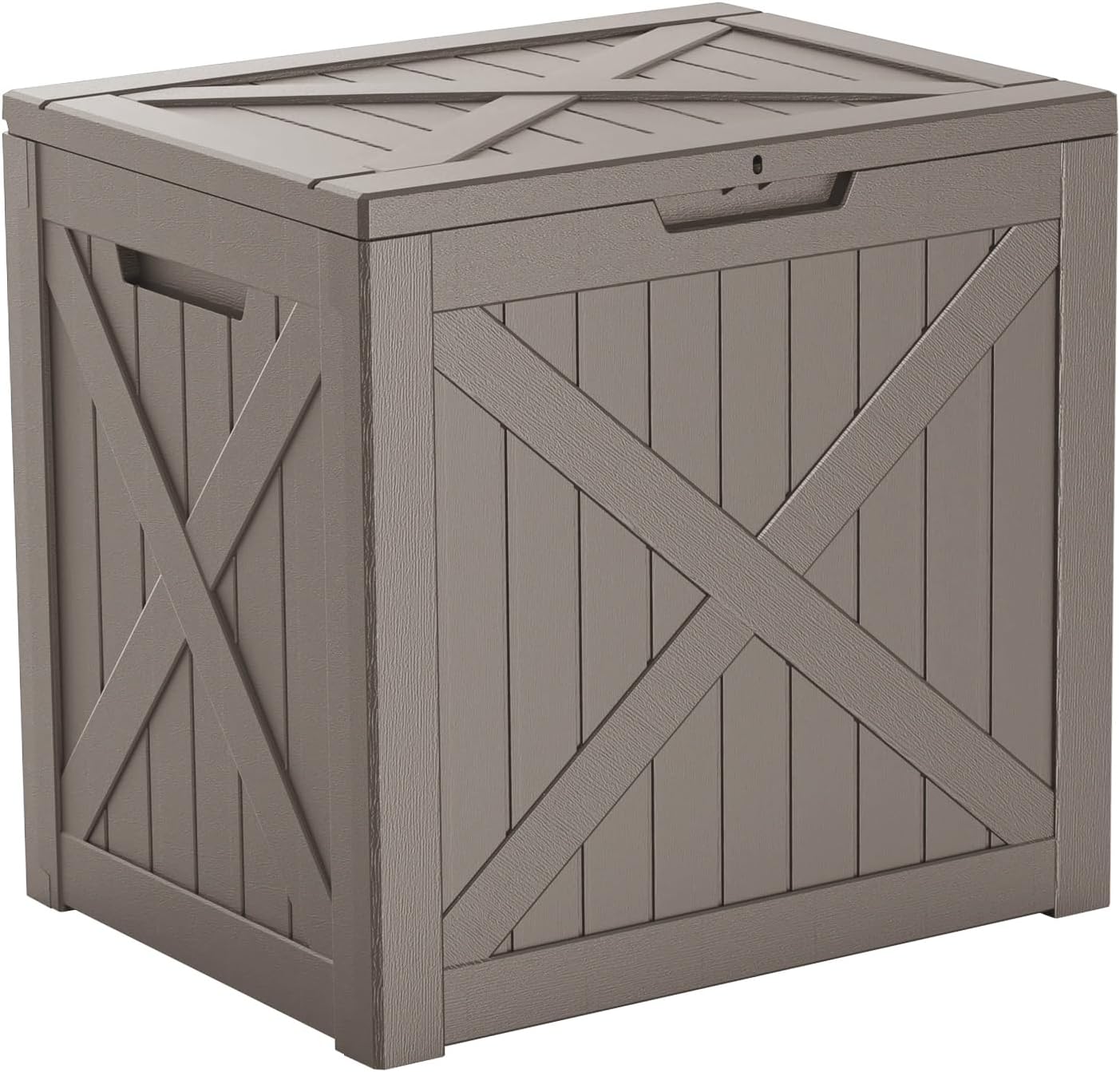 320 Gallon Waterproof Outdoor Storage Box, UV Resistant Resin Deck Box with Hydraulic Rod for Reinforced Stability, Perfect for Patio, Garden, and Pool（Black，320 Gallon）