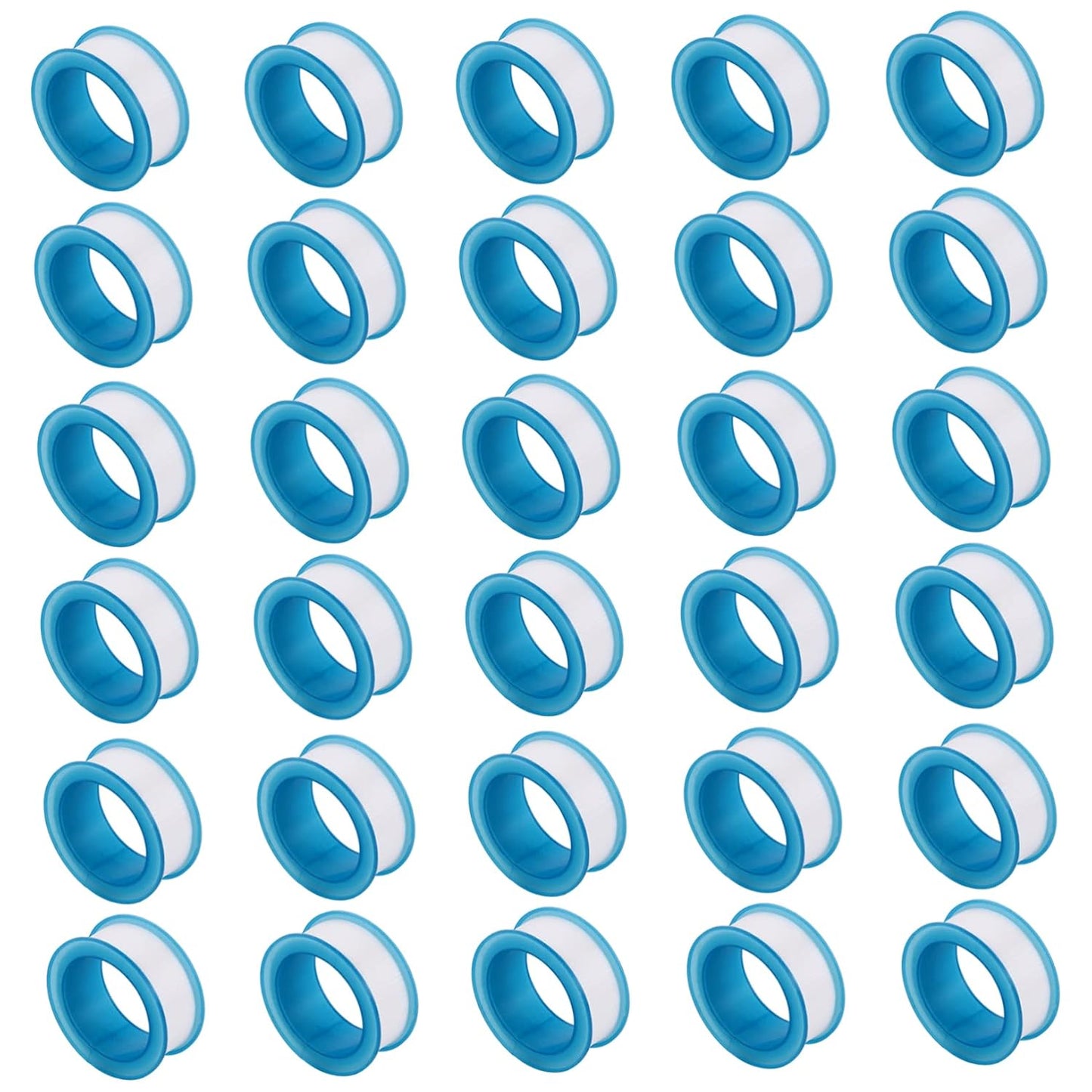 Alipis 30 Pcs Waterproof Thread Seal Tape PTFE Plumbers Tape for Leak Repair High Temperature Resistant Suitable for Plumbing and Water Pipe Sealing