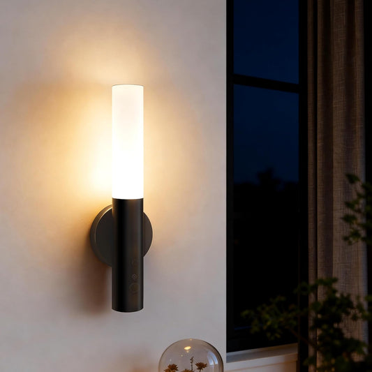 Motion Sensor Night Lights Indoor, Dimmable Lighting Decor for Stair, Bedroom, Kids Room,Magnetic Hallway Rechargeable LED Wireless Battery Operated Wall Sconce