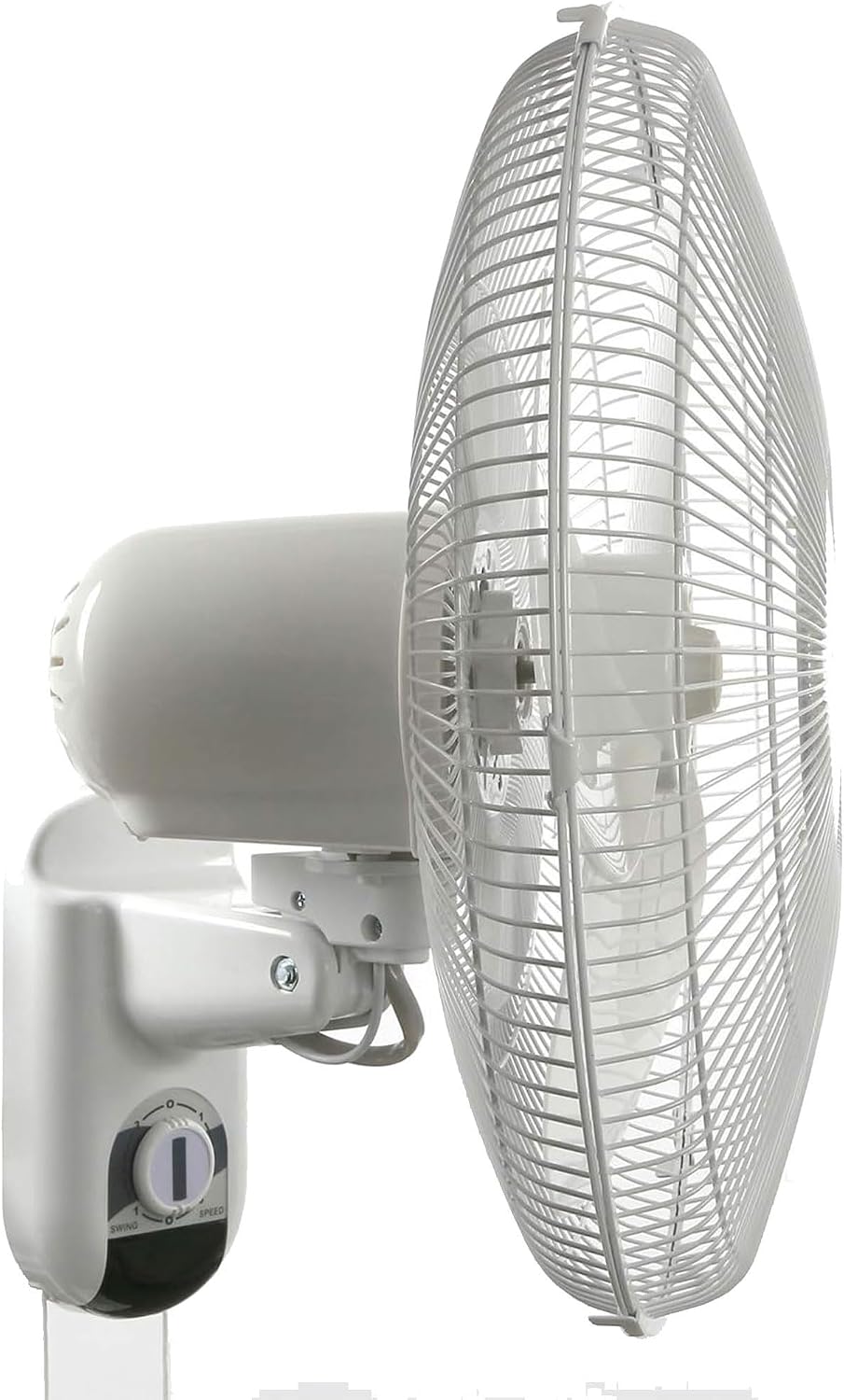 Hurricane Classic 6 Inch Clip Fan, 2 Speed Portable Desk Table Fan with Tilt, White