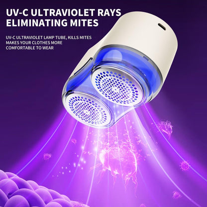 Fabric Shaver - 6 Leaf Stainless Steel Blades, Type-C Charging Electric Lint Remover for Sweater, Clothes, and Furniture, to Remove Pilling