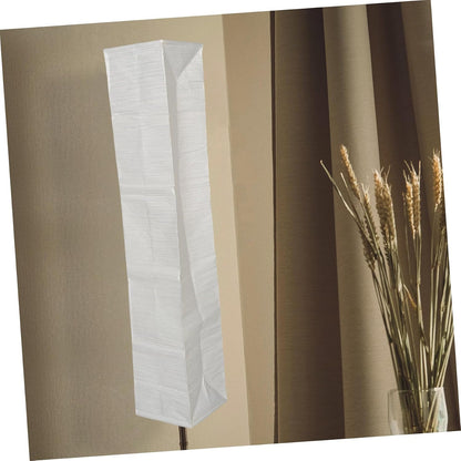 ABOOFAN Floor Lamp Shade Replacement – 49.21" Foldable Rice Paper Lampshade for Soft Light Diffusion & Easy Tool-Free Installation – for Living Room, Bedroom, Office