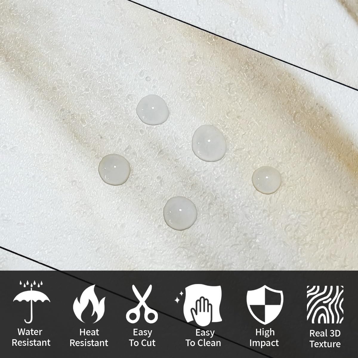 AULIGET 100 Piece Rust Slate Peel and Stick Backsplash Wall Tiles, 3" x 6" PVC Faux Stone Stick on Tiles for Backsplash Kitchen, Bathroom, Laundry Room, Camper, Fireplace