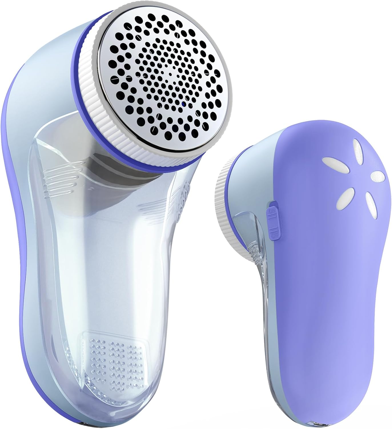 POPCHOSE Fabric Shaver, Lint Shaver for Clothing, Electric Lint Remover with 6-Leaf Blades, Sweater Defuzzer, Clothes Shaver for Couch, Furniture, Blanket, Remove Pilling, USB Rechargeable