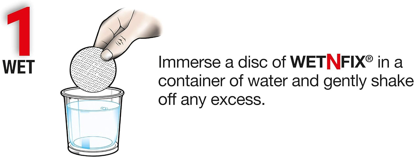 WETNFIX (20 Discs) - Fixing Wall Plugs Fast! No Need to Fill or redrill.