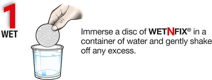 WETNFIX (20 Discs) - Fixing Wall Plugs Fast! No Need to Fill or redrill.