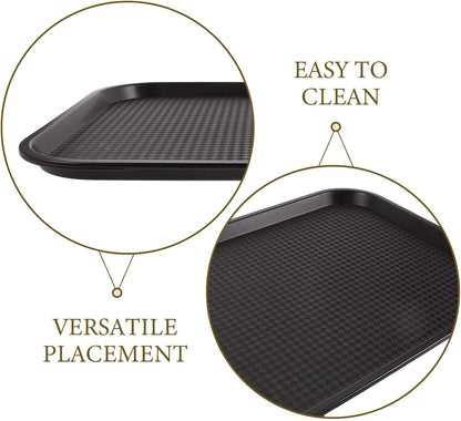 Boot Tray Shoe Mat for Entryway - Waterproof Drip Tray, Rectangular Plastic Plant Saucer for Indoor Outdoor Cowboy Wet Boots Storage Organizer