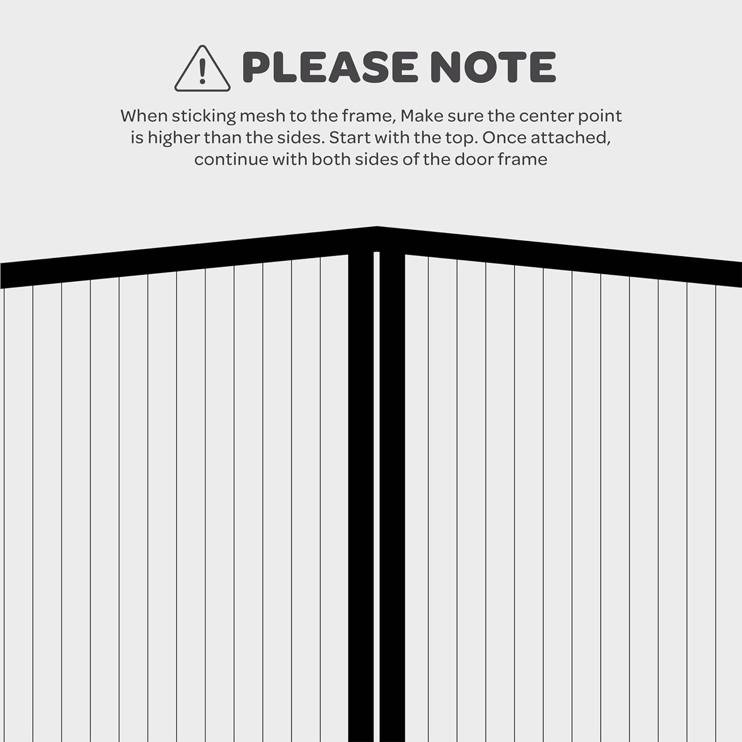 Magnetic Screen Door, Hands-Free Kid/Pet-Friendly Walk Through - Self Magnetic Closure Screen Door Mesh, Stay-Open Option with Buckles - Keeps Bugs Out Lets Breeze in, Fits Door Size (39.4" x 82.7")