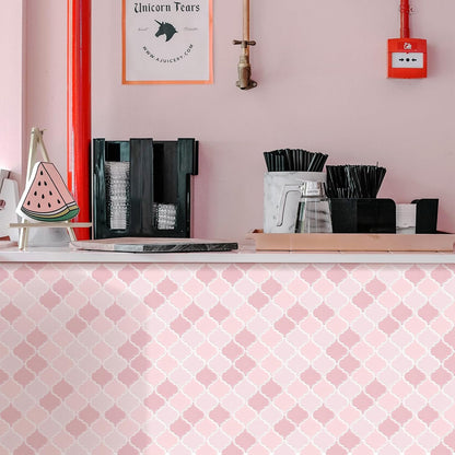Arabesque Peel and Stick Backsplash for Kitchen, Thicker Design 3D Self Adhesive Wall Tiles, 12"x12" Peel and Stick Wall Tiles, Dark Grey 10-Sheet Stick on Tiles for Kitchen and Bathroom.