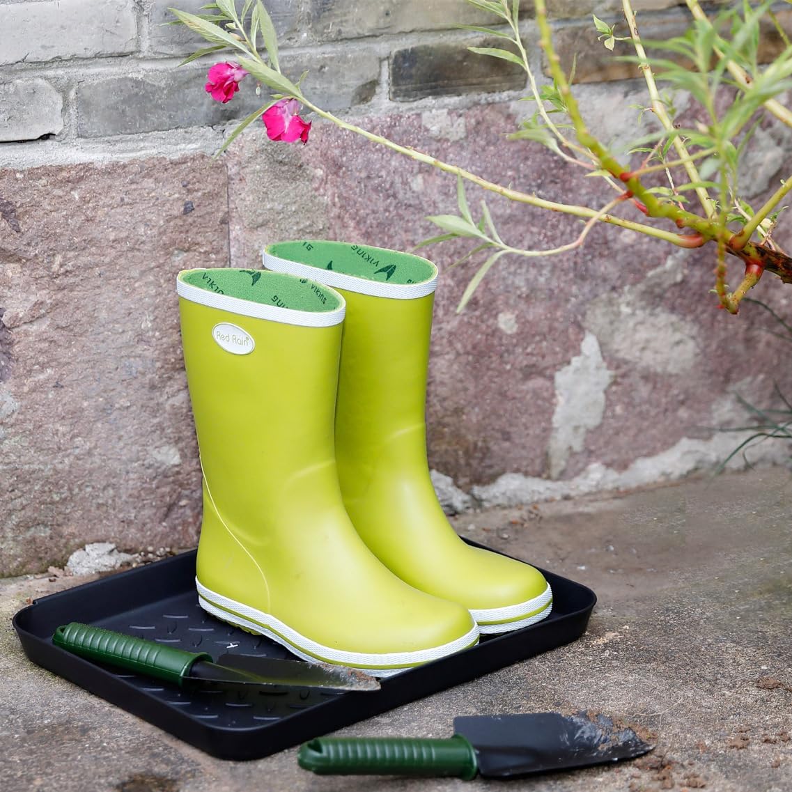 DZS 3 Packs Plastic Shoe Tray and Boot Mat, Durable Waterproof Entryway Tray for Indoor Use, Multi-Set for Muddy & Wet Footwear