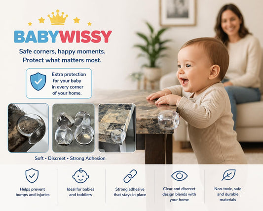 Corner Protectors 16 Pack – Crystal Clear Baby Proofing Corner Guards, Toddler Safety Edge Covers for Tables & Furniture