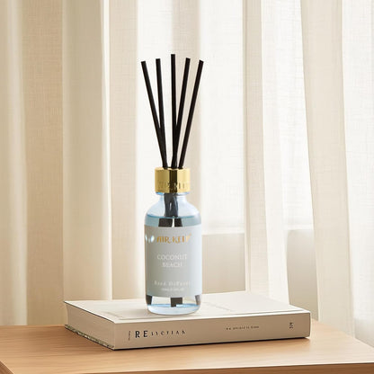Airkeep Reed Diffuser Oil Set with Reed Sticks,Vanilla Aromatherapy Oil Scent Diffuser for Home Office Bathroom Decoration Perfume and Gifts 3.38 oz/100ml