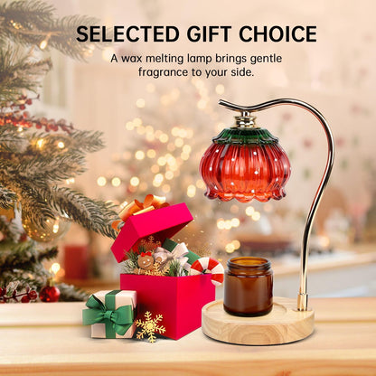 Fragrance Candle Warmer Lamp with 2 Bulbs Electric Candle Warmer with Timer & Dimmer for Home Decor