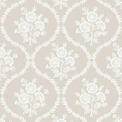 TACHIO Floral Peel and Stick Wallpaper French Country Contact Paper 17.5" x 118" Waterproof Self Adhesive Wall Paper for Bedroom Living Room & Accent Walls Vinyl Removable Renter Friendly