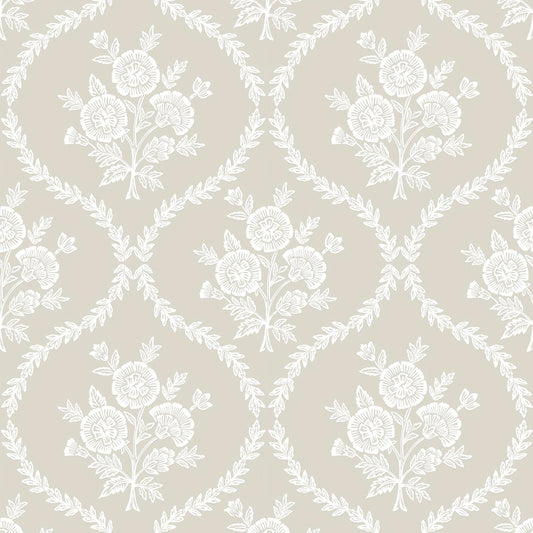 TACHIO Floral Peel and Stick Wallpaper French Country Contact Paper 17.5" x 118" Waterproof Self Adhesive Wall Paper for Bedroom Living Room & Accent Walls Vinyl Removable Renter Friendly