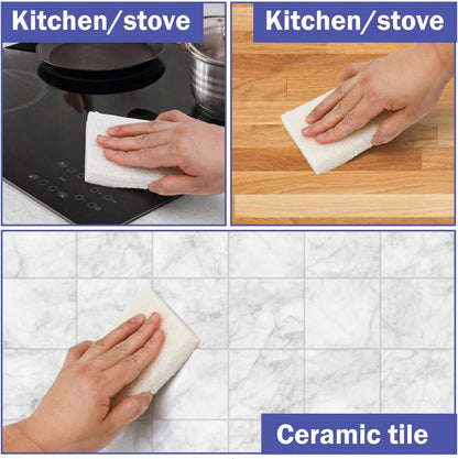 YoleShy Shower Scrubber Non-Scratch Bathtub Scrubber Heavy Duty Scrub Pad with Handle for Bathroom Tile Bathtubs Shower Tile Sink Pool Tile Spas (Blue)
