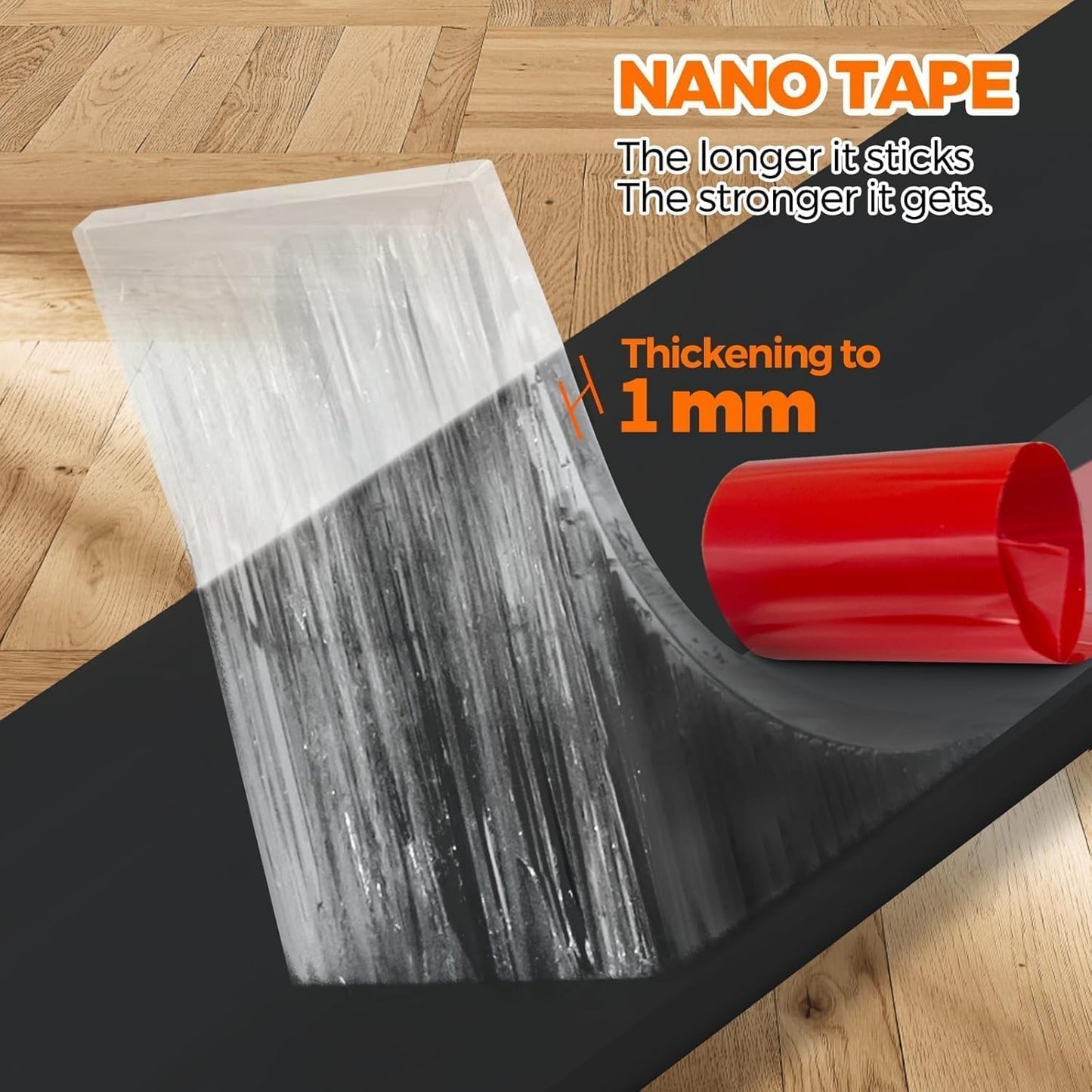 Holikme Door Draft Stopper Under Door Draft Blocker Insulator Doors Sweep Weather Stripping Noise Stopper Sheets, Rolls & Strips Strong Adhesive, White