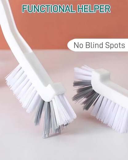 3 PCS Crevice Scrub Brush, Angle Cleaning Brushes for Kitchen Stiff Bristle Brushes for Sink/Tile/Shower/Corners/Crevice