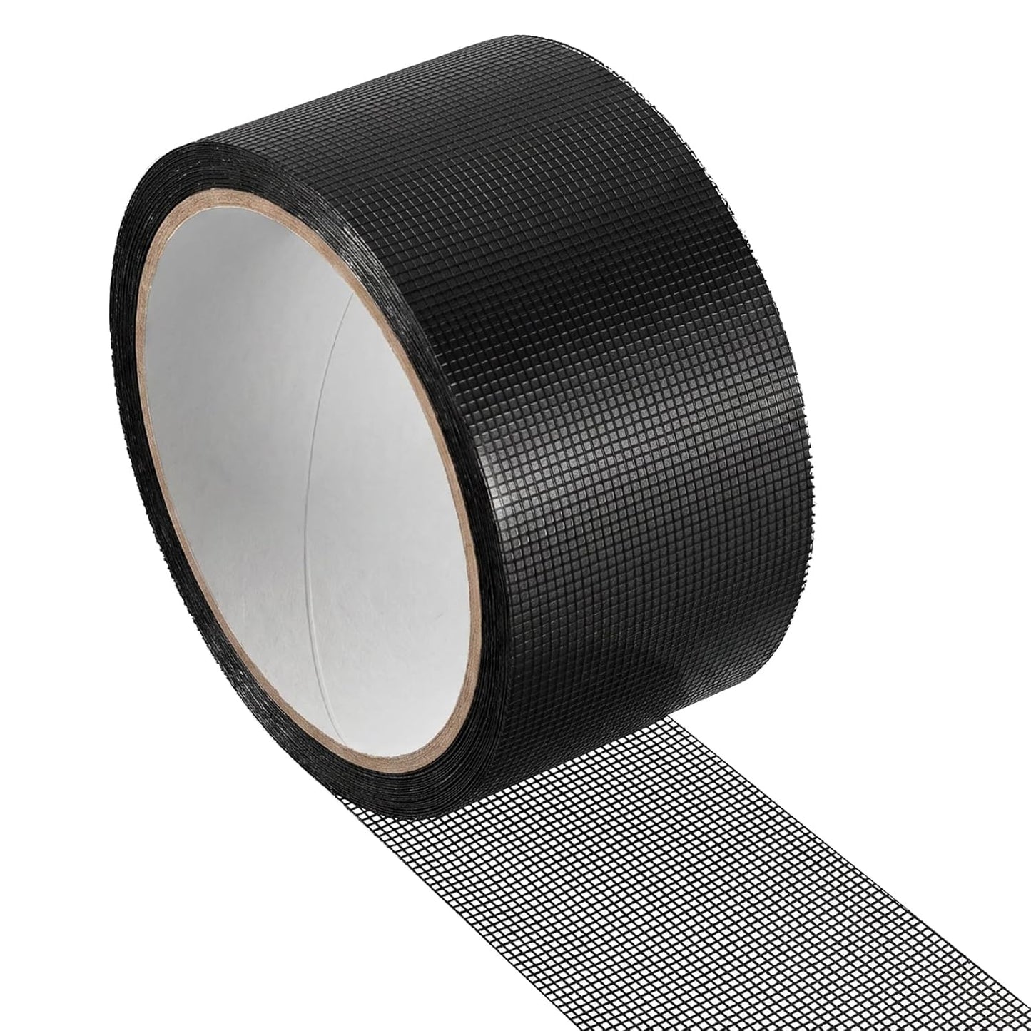 Window Screen Repair Tape 2 in x 16.4 FT- Strong Adhesive Screen Patches | for Covering Windows or Doors Pet Mesh Cage Tears Holes, Black