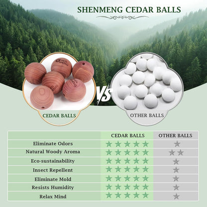Shoe Deodorizer Balls, Sneaker Balls with Natural Woody Scent, 6pcs Odor-Fighting Shoe Freshener Balls, Odor Eliminators for Boots, Gym Bag, Closet, Locker, Hamper, Drawer