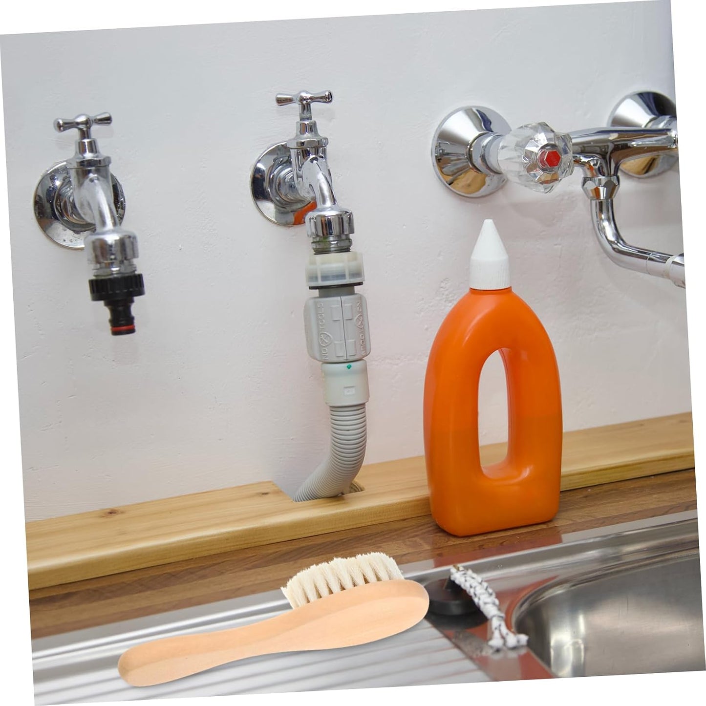 Laundry Brush for Stains Soft Bristle Brush Gentle on Fabrics Quilt Tool Fabric Brush Fuzz Remover Brush Laundry