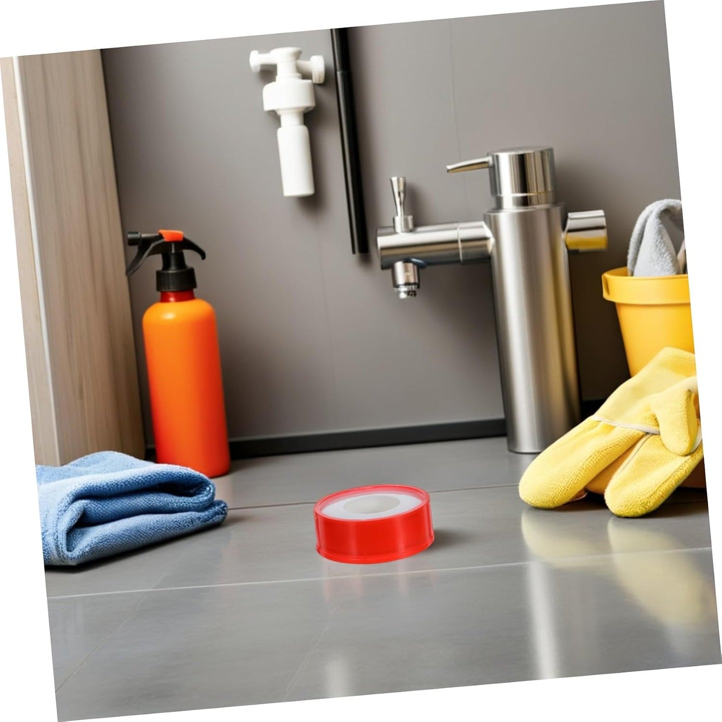 Hemobllo 10 Rolls PTFE Pipe Leak Sealing Tape Thickened Thread Seal Tape Waterproof Leak Repair for Plumbing Bathroom Garden Kitchen Pipes 20m