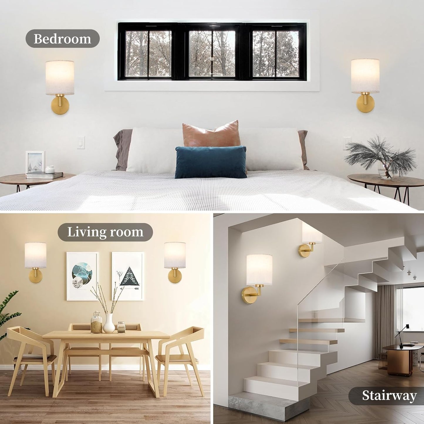 Wireless Wall Sconce Set of 2,Battery Operated Wall Lights with Remote Control,Rechargeable Wall Sconces with LED Bulb,15 Colours Dimmable Wall Lamp for Bedroom Living Room Hallway