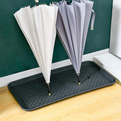 Rubber Boot Tray for Entryway,Boot Mat,Shoe Tray,Shoe Mat for Indoor and Outdoor Use (Soft Silicone Rubber, 29.5X14.9 inch)