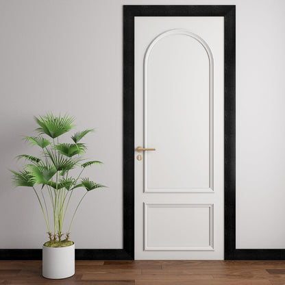 LACHEERY White Oak Wood Border Wallpaper Peel and Stick Bathroom Mirror Frame Border Wood Grain Repair Tape Silver White Bulletin Board Borders Trim Self Adhesive Modern Classroom Borders 3"x197"