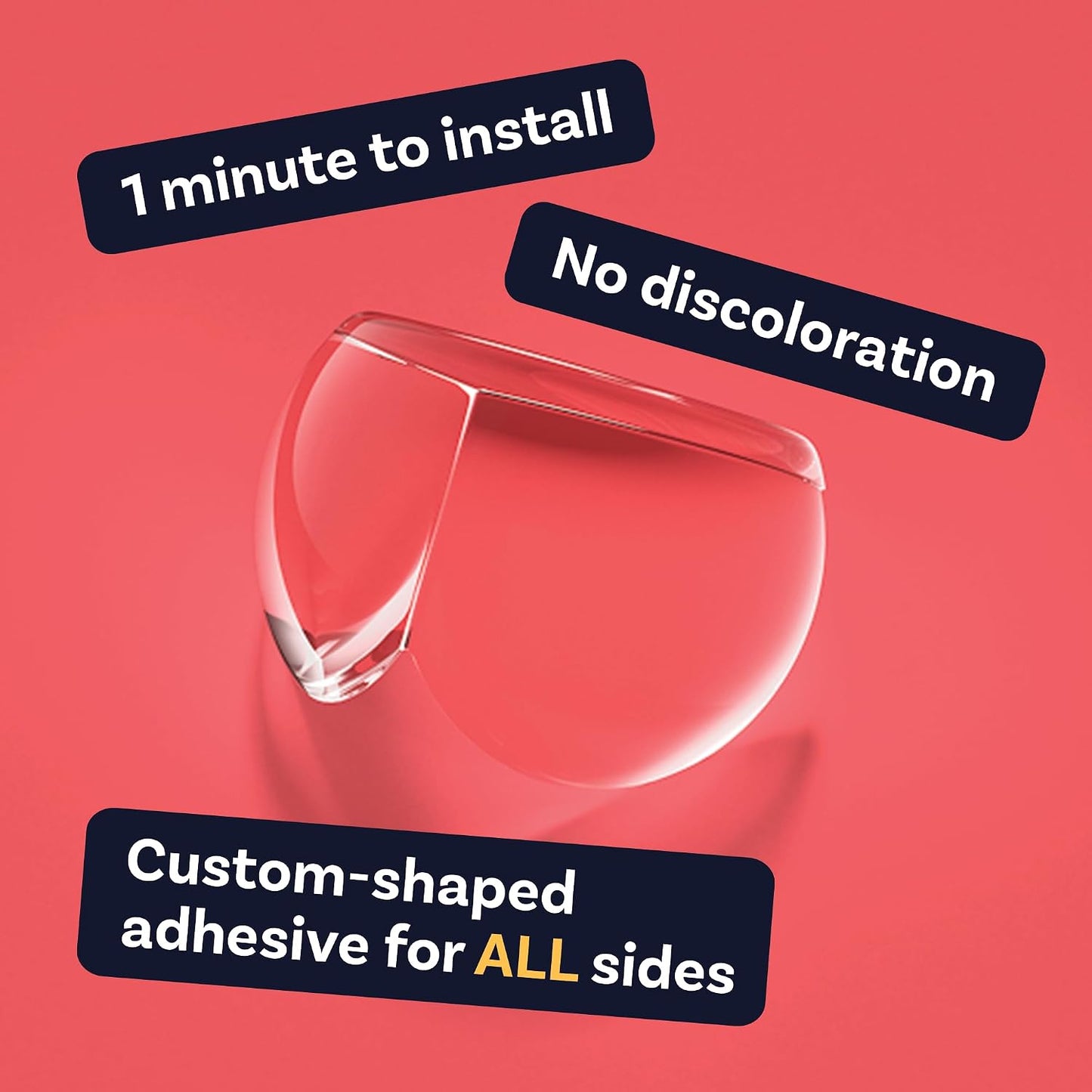Corner Protector for Baby, Protectors Guards - Furniture Corner Guard & Edge Safety Bumpers - Baby Proof Bumper & Cushion to Cover Sharp Furniture & Table Edges - Clear and Transparent - (18 Pack)