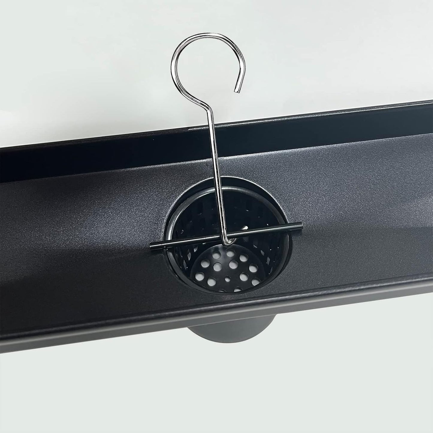 Neodrain Shower Drain Hair Catcher – Stainless Steel Hair & Debris Strainer with Lifting Hook, Hair Trap Filter Basket for Bathroom Drains, Reusable Hair Strainer for Clog-Free Drains