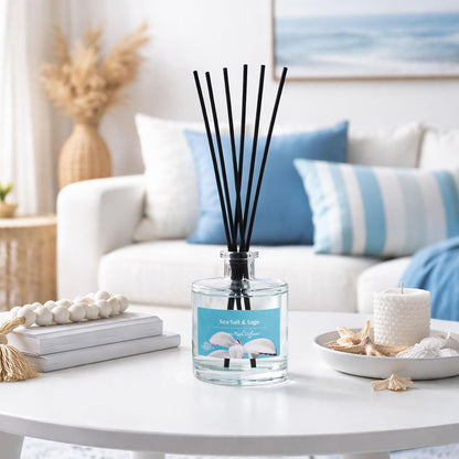 Reed Diffuser Set, Lavender & Rose 3.52 oz (100ml) Scented Diffuser with Sticks Home Fragrance Reed Diffuser for Bathroom Shelf Decor, Ideal Gift for Woman