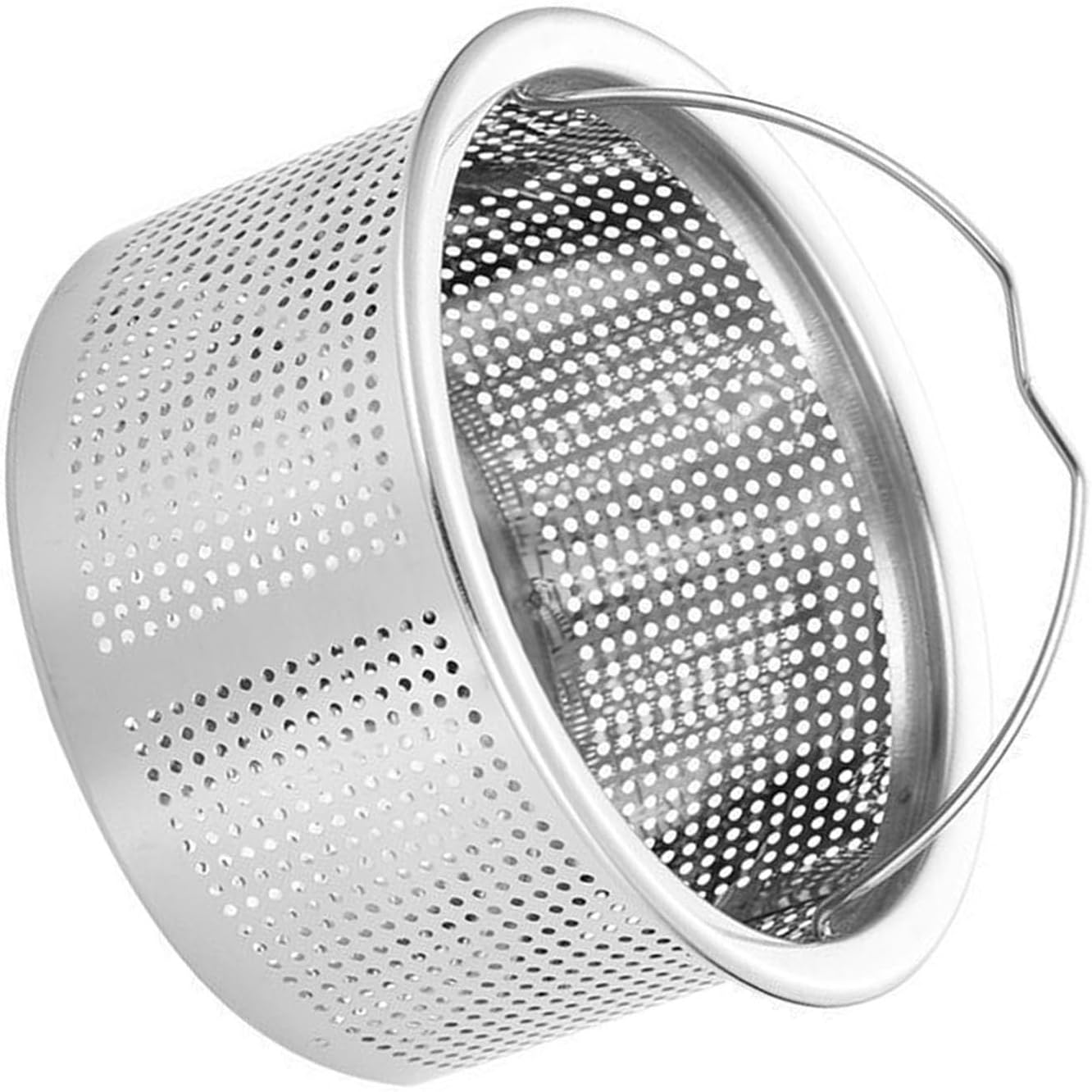 generic 304 Stainless Steel Kitchen Sink Strainer with Handle, 3 Inch Deep Cup Basket Drain Strainer for Clog Prevention & Easy Cleans, Fits Most Standard Sinks