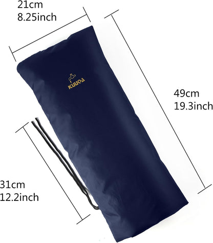 Kuuqa Large Size Outdoor Faucet Cover Faucet Socks Outdoor Hose Cover for Winter Freeze Protection,Deep Blue