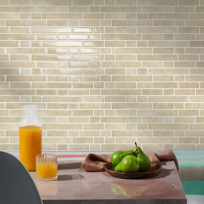 STICKGOO Peel and Stick Backsplash - 10 Sheets of 12”×12” - 3D Self Adhesive Peel and Stick Tile Backsplash for Kitchen & Bathroom