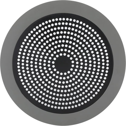 Danco Snap-in Shower Drain Cover with in-Drain Hair Catcher, 4-1/4" Round, White Strainer, (10533)