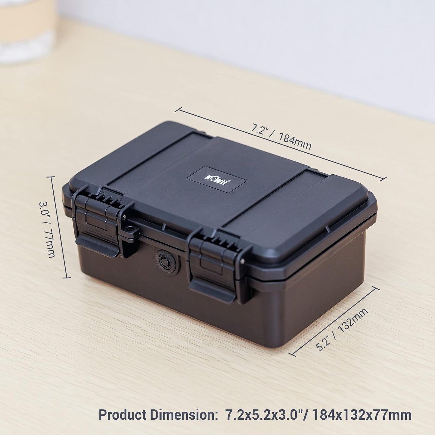 KIWIFOTOS CR2032 Coin Cell Battery Case+ 58 Slots AA AAA Battery Case Holder with Tester, Batteries Storage Organizer, IP67 Waterproof