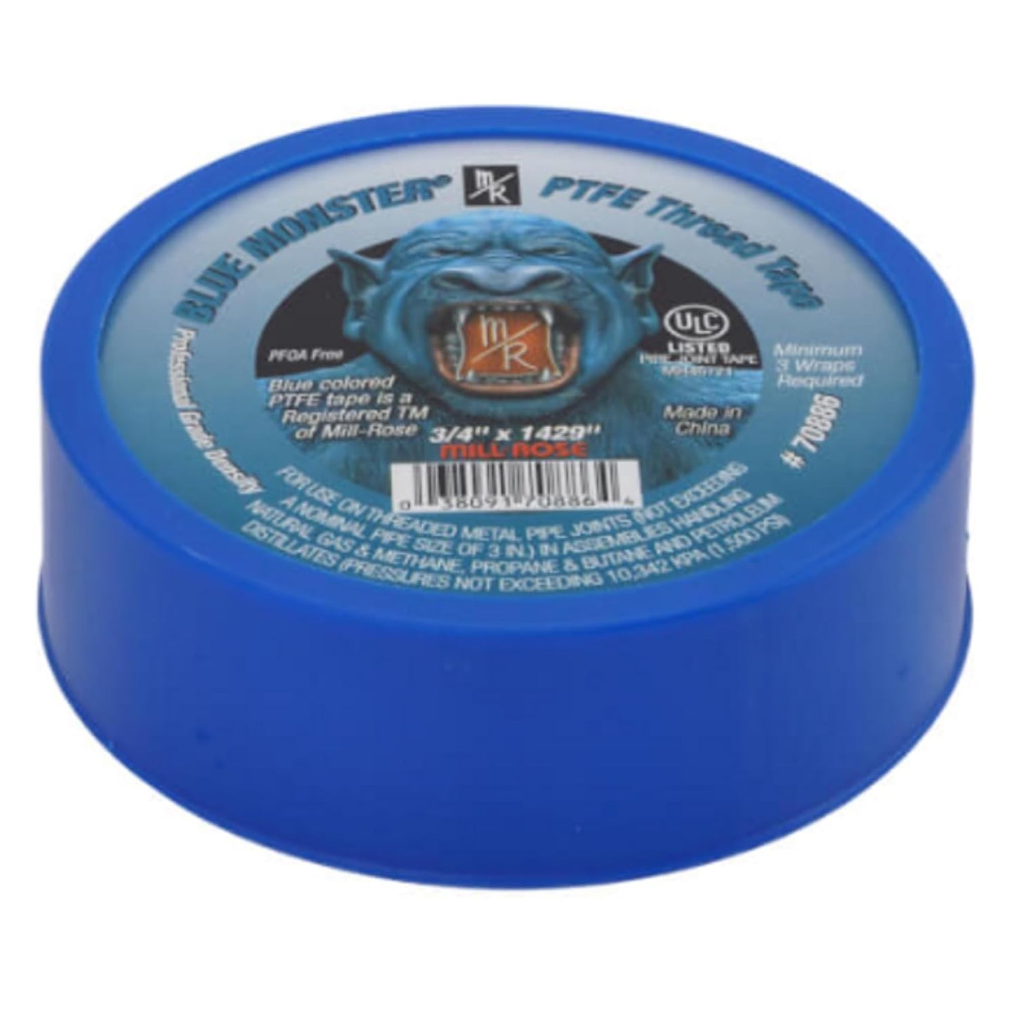 Heavy-Duty Thread Seal Tape, 3/4" x 119 FT PTFE, 3-Pack – Professional Grade Plumber’s Tape for Leak-Proof Pipe Sealing – Gas, Water, Air & Oil Line Compatible, Non-Toxic, Non-Hardening