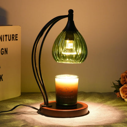 Candle Warmer Lamp with Timer Dimmer - Electric Light Wax Warmer for Jar Candles - Lamp with 2 Bulbs, Unique Birthday Gifts for Women Mom House Warming Gifts New Home Decor
