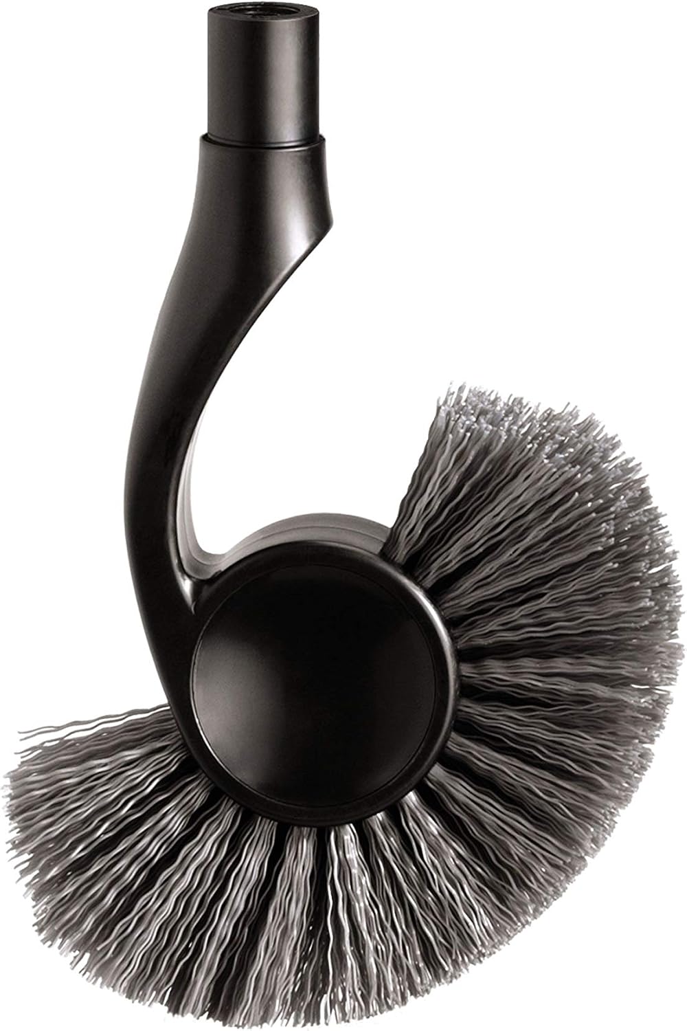 simplehuman Toilet Brush with Caddy, Stainless Steel, White