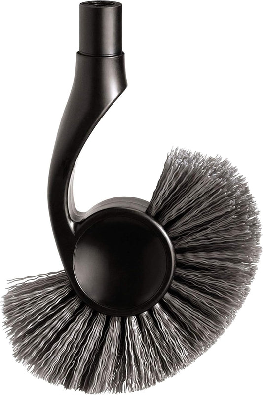 simplehuman Toilet Brush with Caddy, Stainless Steel, White