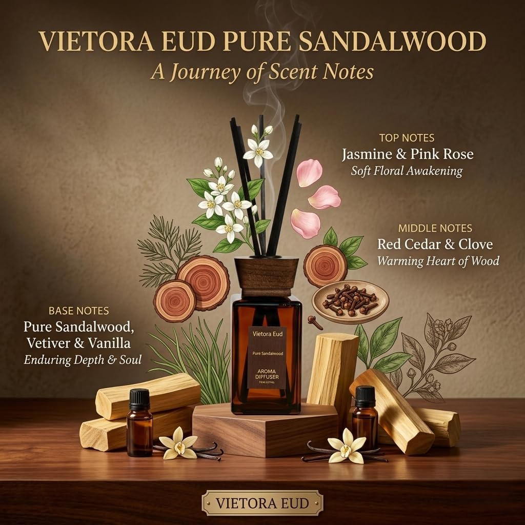 Luxury Hotel Scent Reed Diffuser 100ml (3.38oz) | No.1898 Hotel Collection Diffuser Oil Inspired by Ritz Carlton | Home, Bathroom & Office Decor | Long-Lasting Room Freshener Gift Set